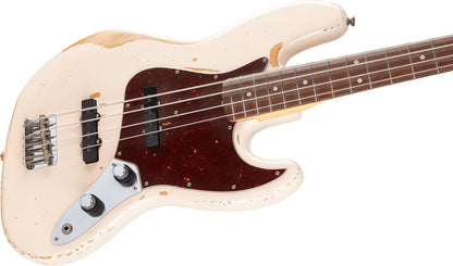 Fender Flea Jazz Bass, Rosewood Fingerboard in Roadworn Shell Pink