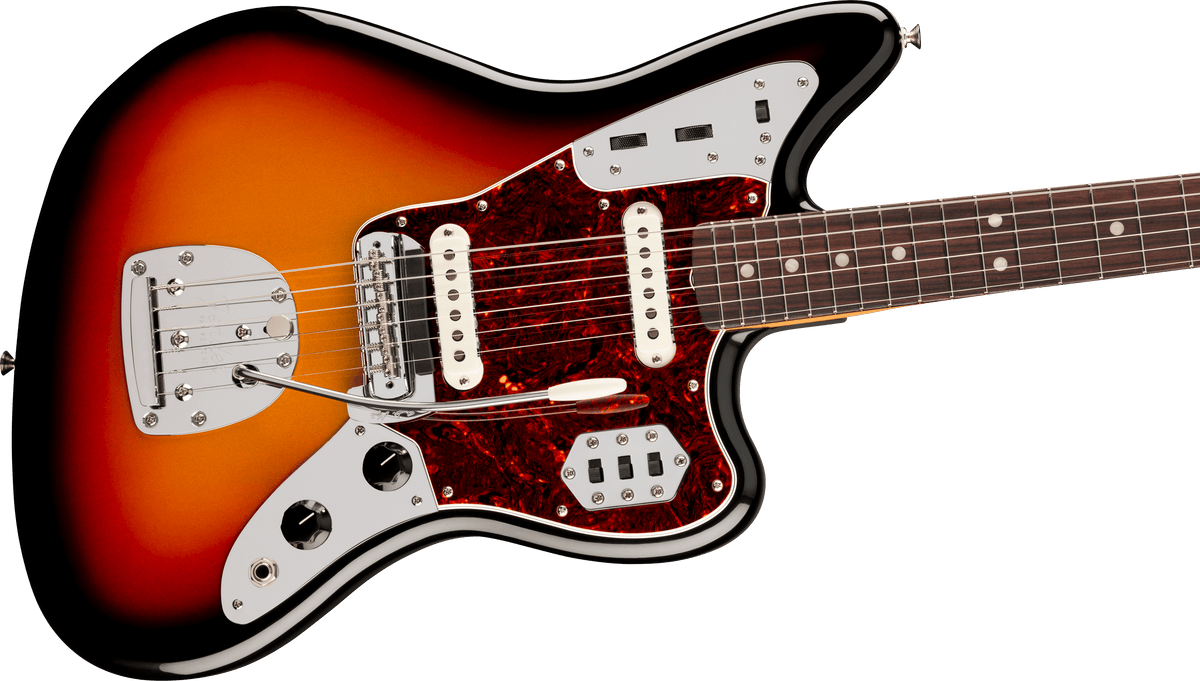 Fender Vintera III Mid '60s Jaguar, Rosewood Fingerboard in 3-Color Sunburst