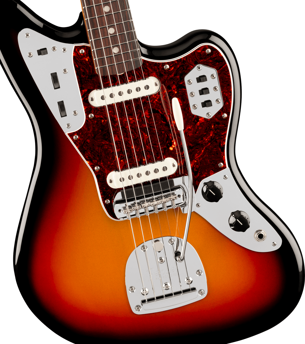 Fender Vintera III Mid '60s Jaguar, Rosewood Fingerboard in 3-Color Sunburst