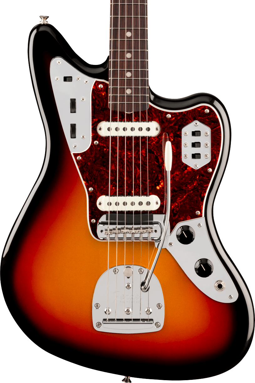 Fender Vintera III Mid '60s Jaguar, Rosewood Fingerboard in 3-Color Sunburst