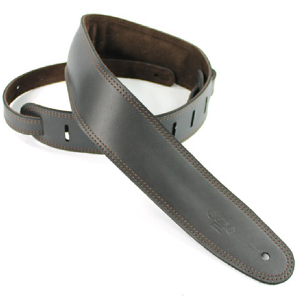 DSL 2.5" Padded Suede Strap in Black & Brown