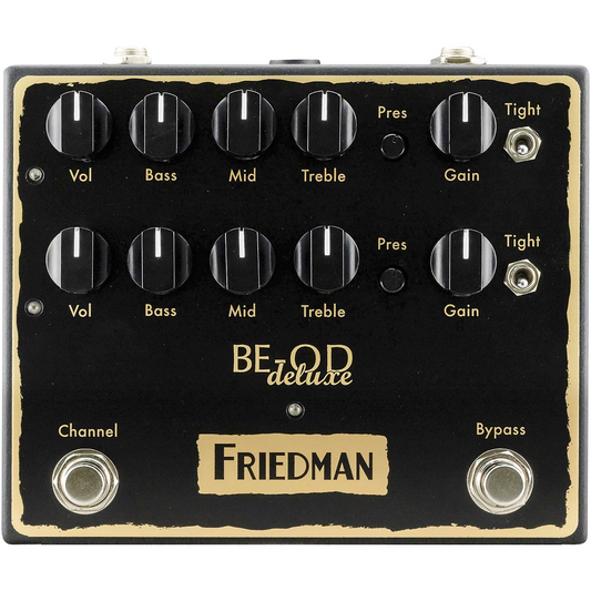 Friedman BE-OD Deluxe Dual Channel Overdrive Pedal