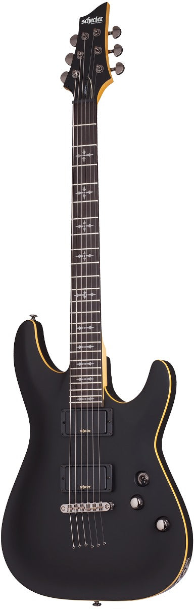 Schecter Demon 6 in Aged Black Satin – Billy Hyde Music
