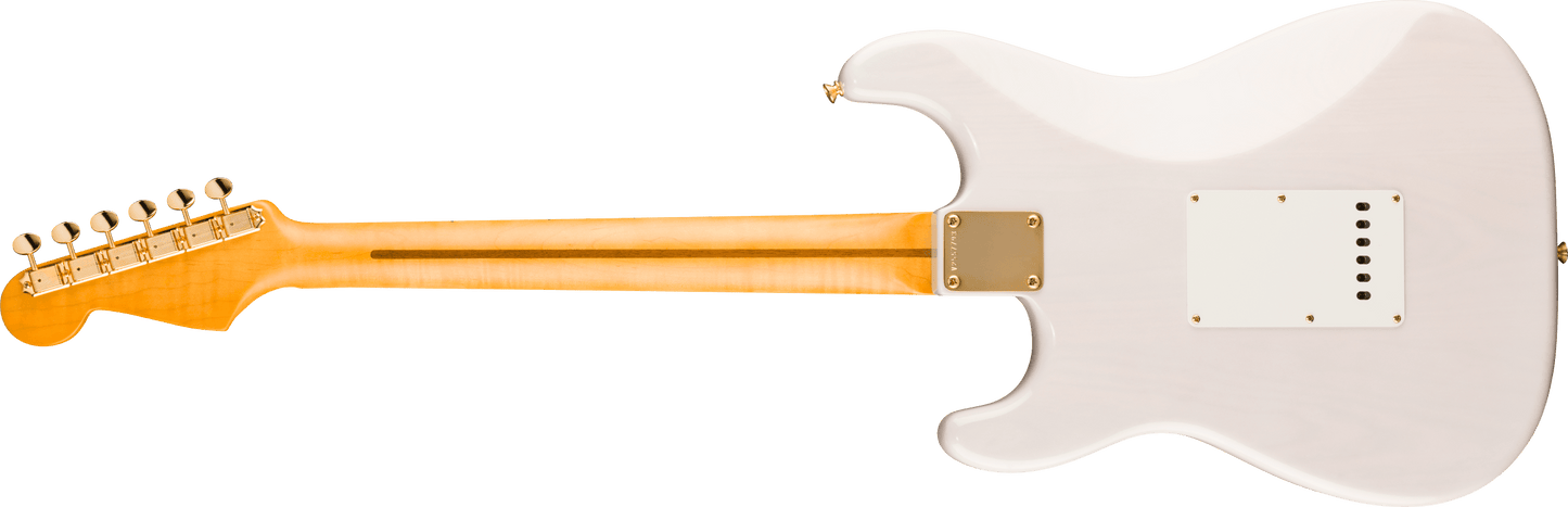 Fender American Vintage II 1957 Stratocaster, Ash Body, Gold Hardware, AAA Flame Maple Neck, White Blonde