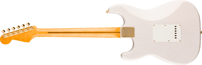 Fender American Vintage II 1957 Stratocaster, Ash Body, Gold Hardware, AAA Flame Maple Neck, White Blonde