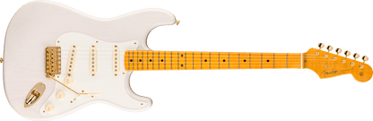 Fender American Vintage II 1957 Stratocaster, Ash Body, Gold Hardware, AAA Flame Maple Neck, White Blonde