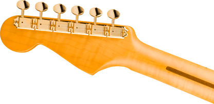 Fender American Vintage II 1957 Stratocaster, Ash Body, Gold Hardware, AAA Flame Maple Neck, White Blonde