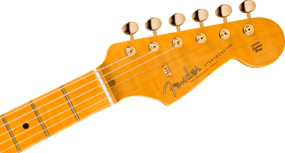 Fender American Vintage II 1957 Stratocaster, Ash Body, Gold Hardware, AAA Flame Maple Neck, White Blonde