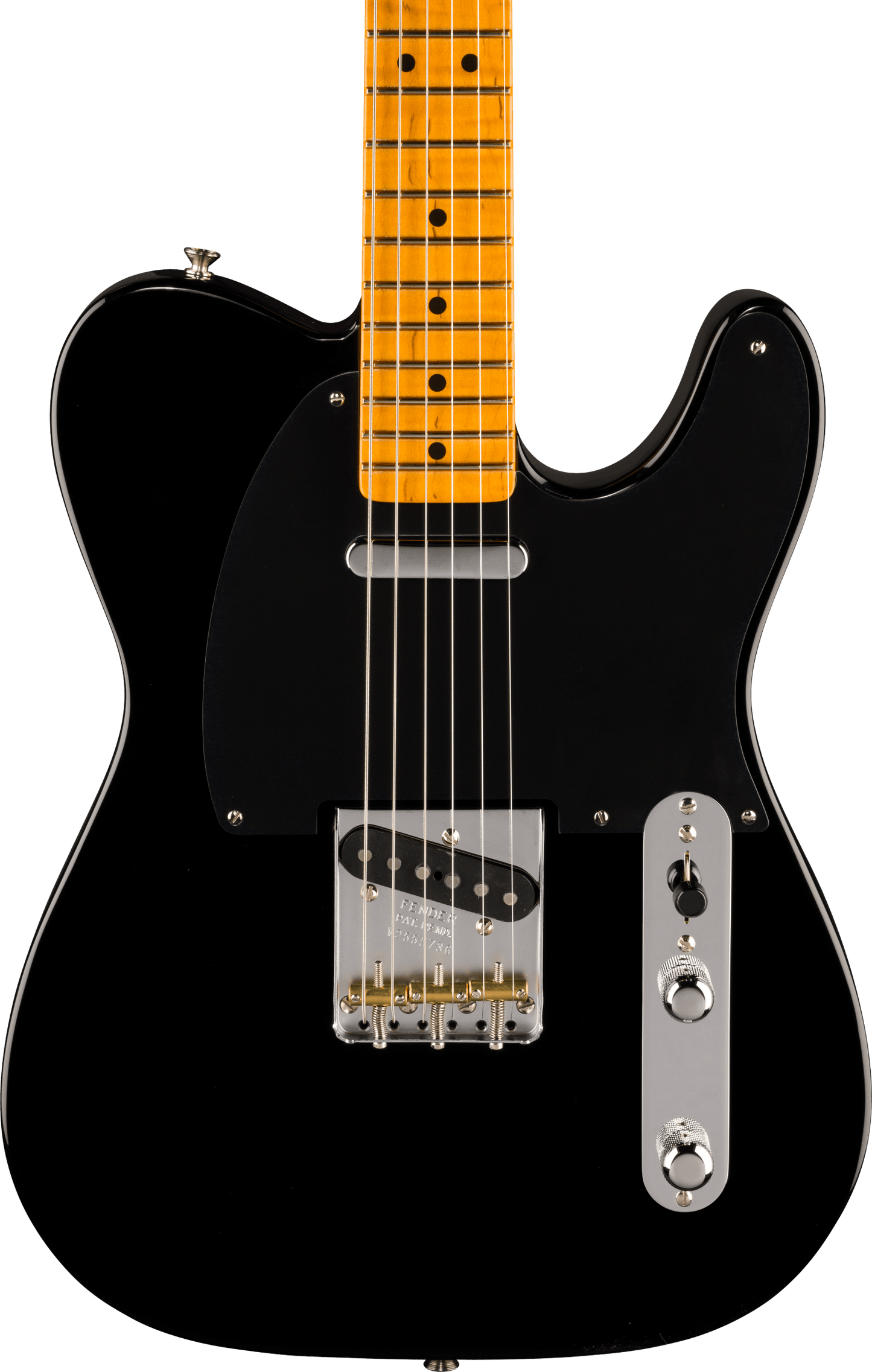 Fender American Vintage II 1951 Telecaster, AAA Flame Maple Neck, Maple Fingerboard, Black