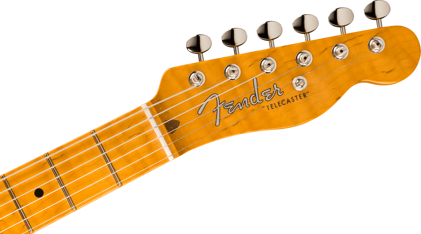 Fender American Vintage II 1951 Telecaster, AAA Flame Maple Neck, Maple Fingerboard, Black