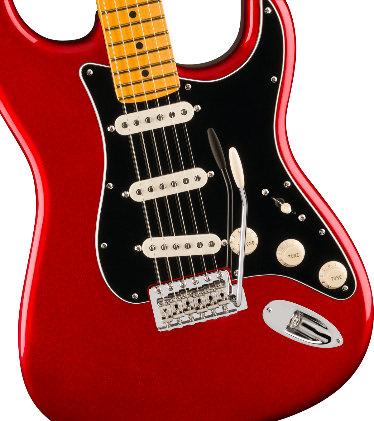 Fender Limited Edition American Professional Classic Stratocaster featuring Fender Silent System, Maple Fingerboard in Candy Apple Red