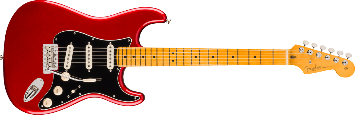 Fender Limited Edition American Professional Classic Stratocaster featuring Fender Silent System, Maple Fingerboard in Candy Apple Red