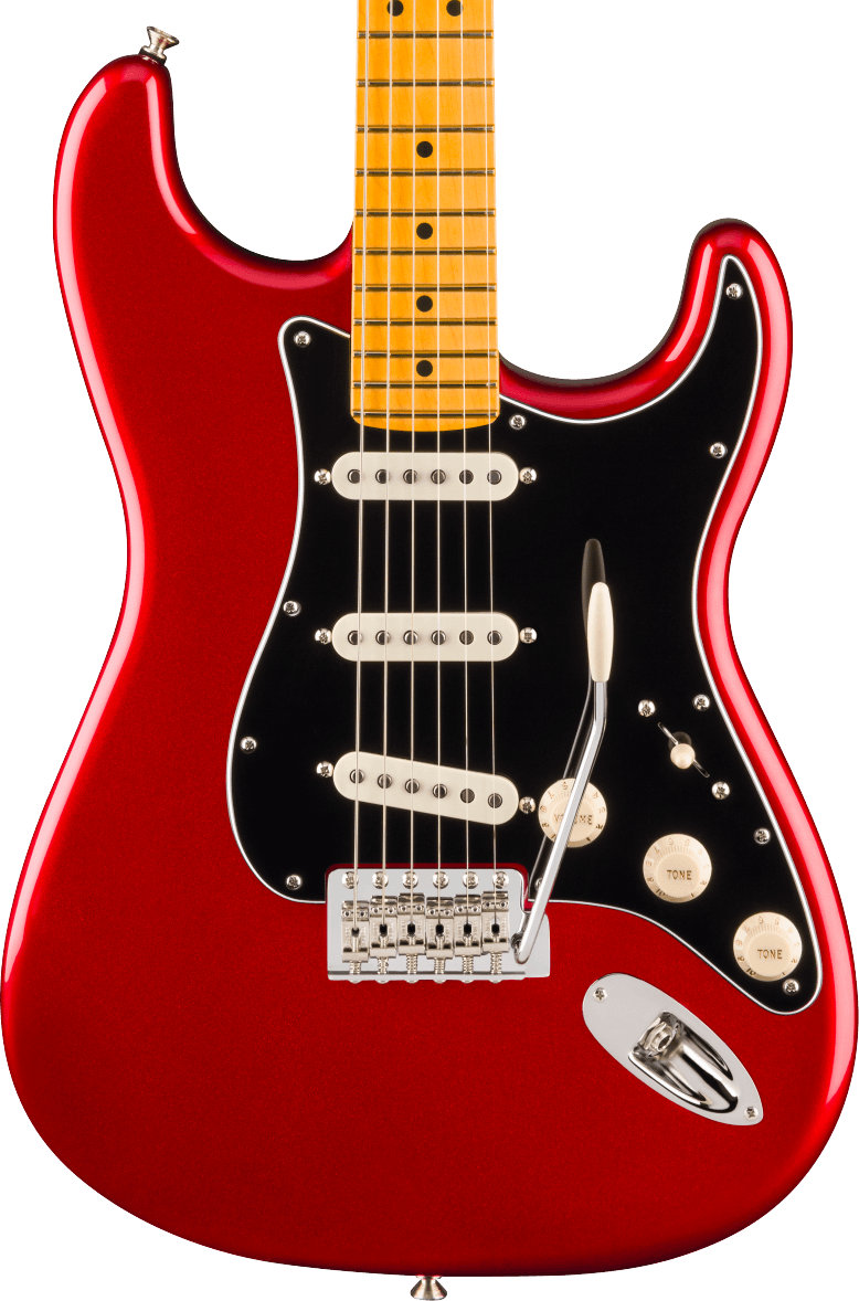 Fender Limited Edition American Professional Classic Stratocaster featuring Fender Silent System, Maple Fingerboard in Candy Apple Red