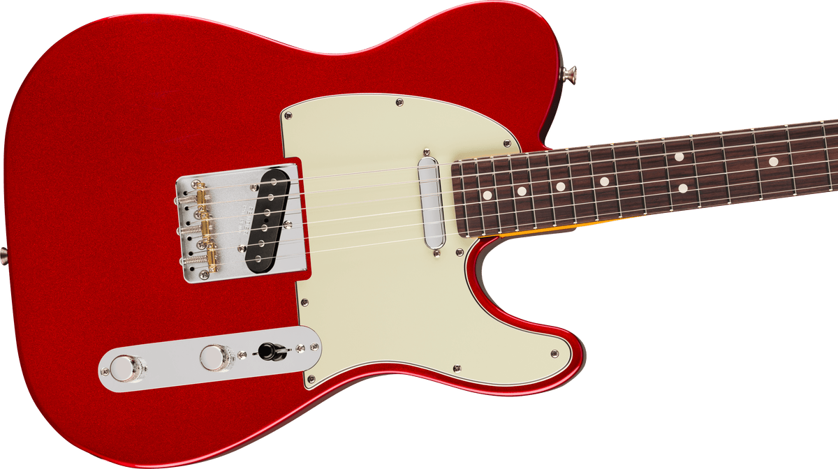 Fender Limited Edition American Professional Classic Telecaster featuring Fender Silent System, Rosewood Fingerboard in Candy Apple Red
