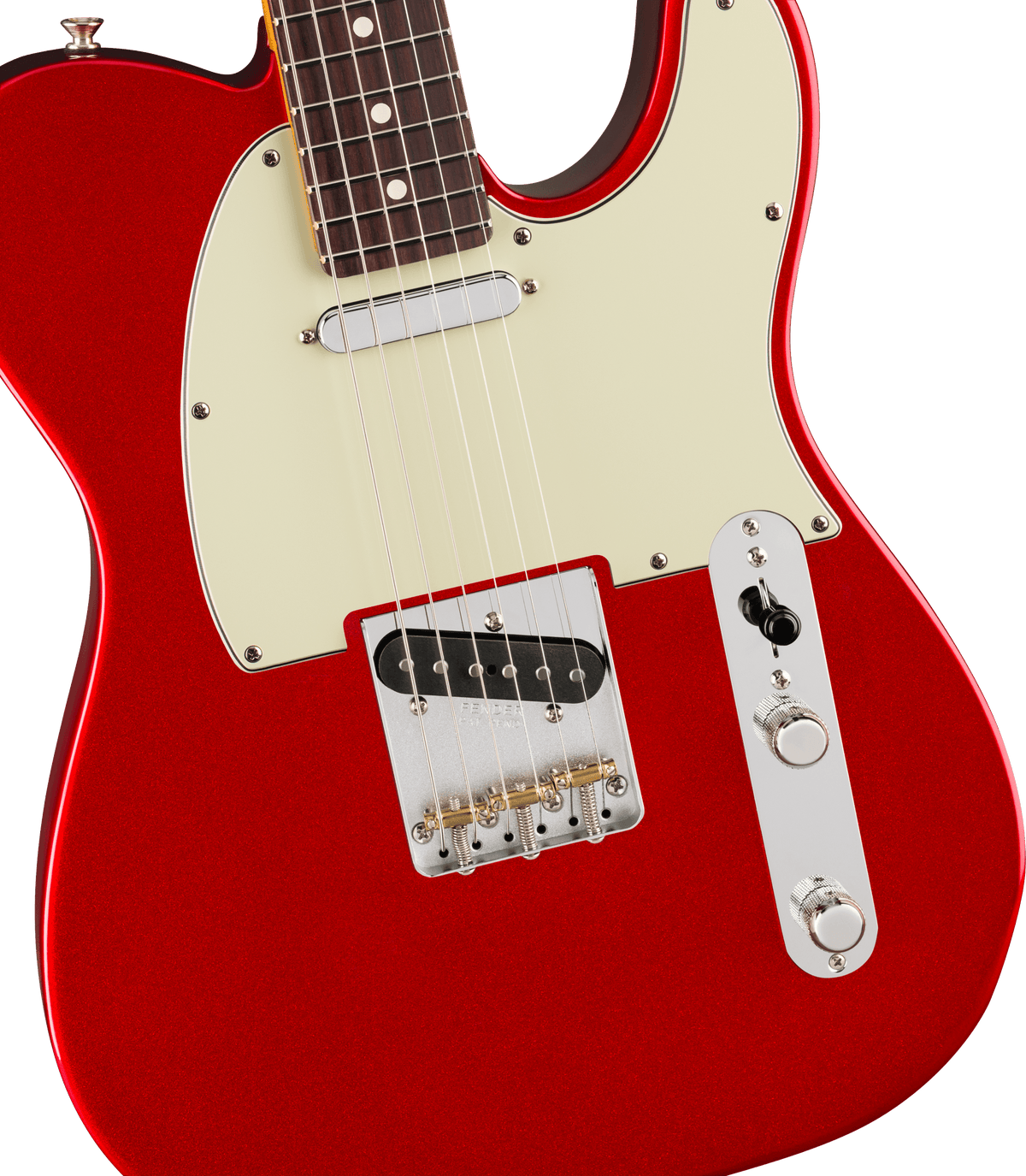 Fender Limited Edition American Professional Classic Telecaster featuring Fender Silent System, Rosewood Fingerboard in Candy Apple Red