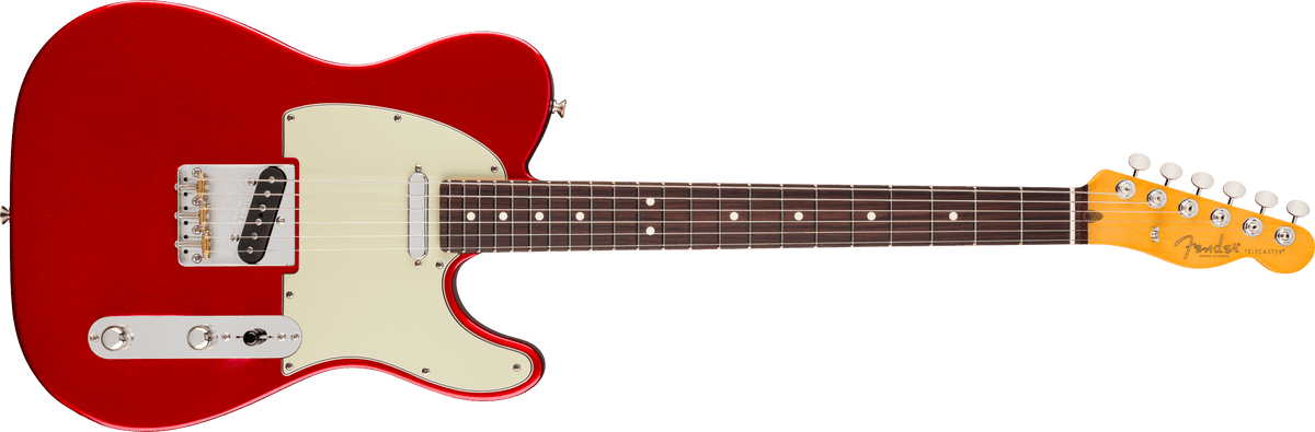Fender Limited Edition American Professional Classic Telecaster featuring Fender Silent System, Rosewood Fingerboard in Candy Apple Red