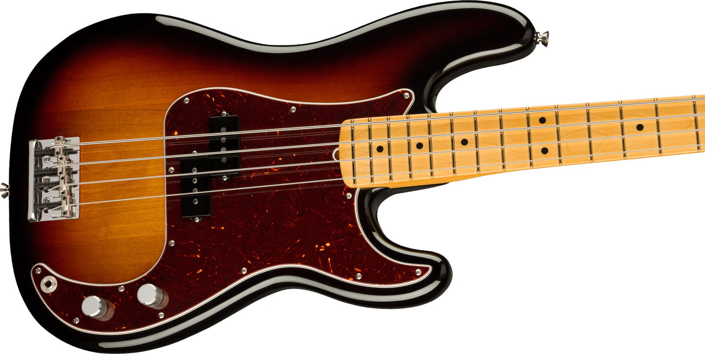 Fender American Professional II Precision Bass, Maple Fingerboard in 3 Color Sunburst