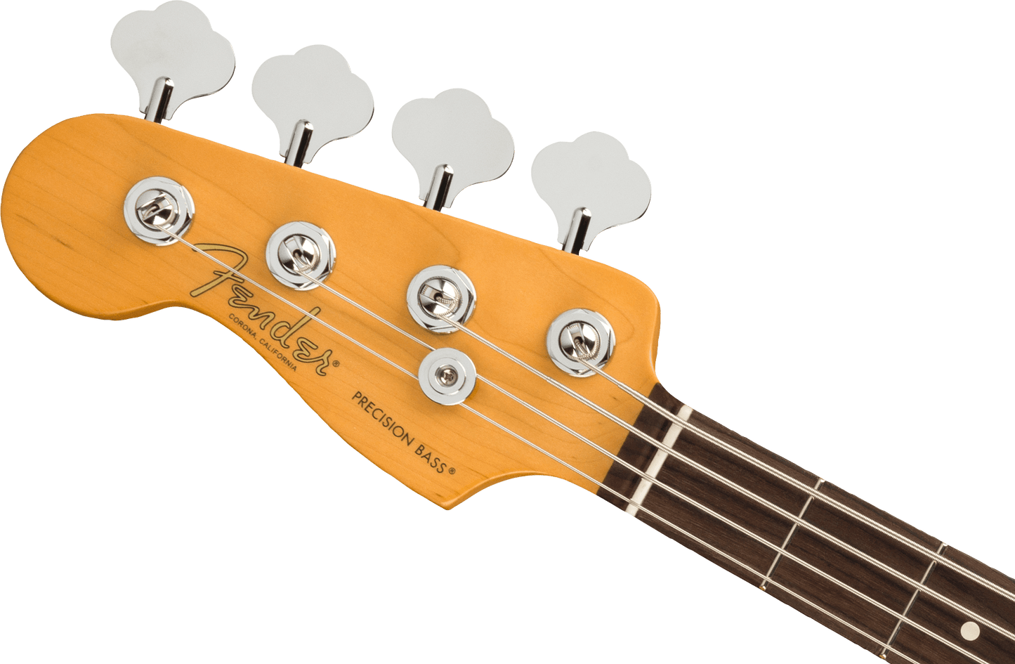 Fender American Professional II Precision Left Hand Bass Guitar, Rosewood Fingerboard in Olympic White