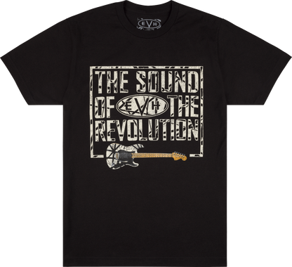 EVH Revolution Large Size T-Shirt in Black