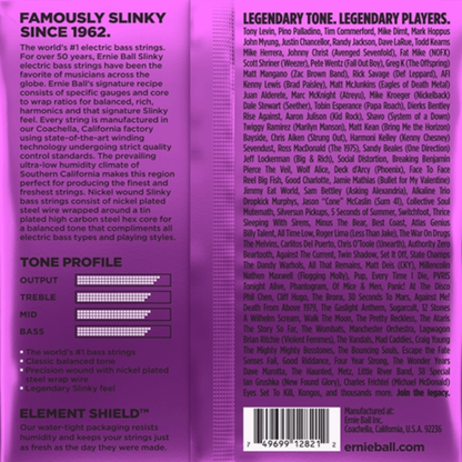 Ernie Ball 2821 5-String Power Slinky Nickel Wound Bass Guitar String , 50-135 Gauge