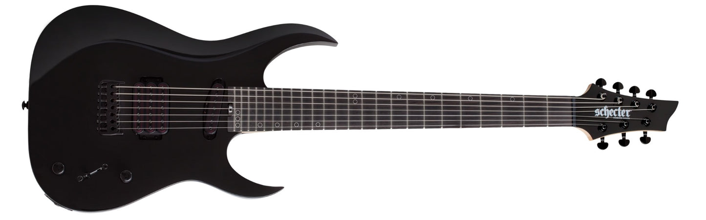 Schecter Sunset-7 Triad in Gloss Black