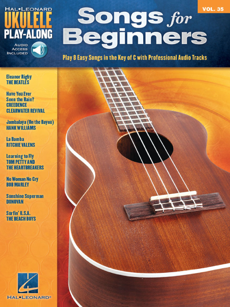 Songs For Beginners Ukulele Play Along Volume 35 Bk/Ola