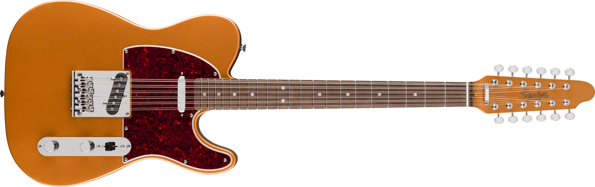 Squier Paranormal Troy Van Leeuwen Telecaster XII in Copper