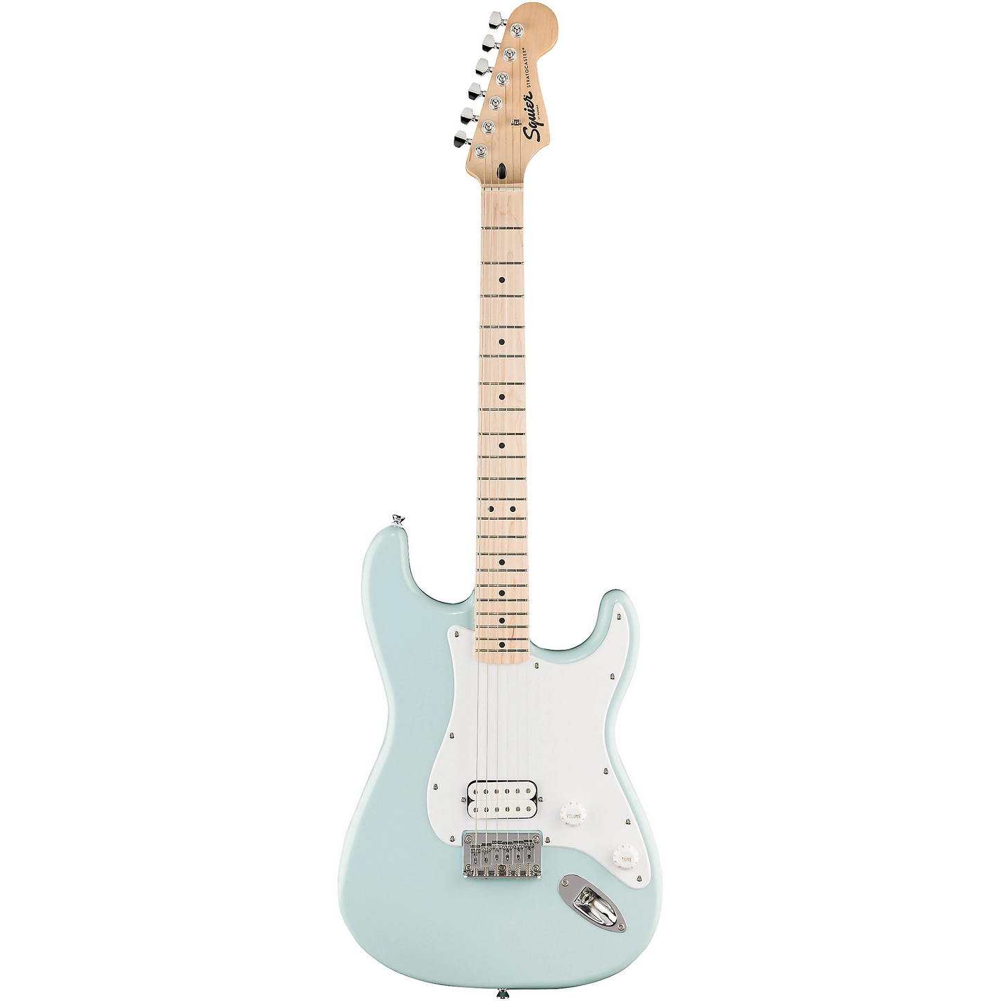 Squier Squier Sonic Stratocaster HT H Electric Guitar, Maple Fingerboard in Sonic Blue