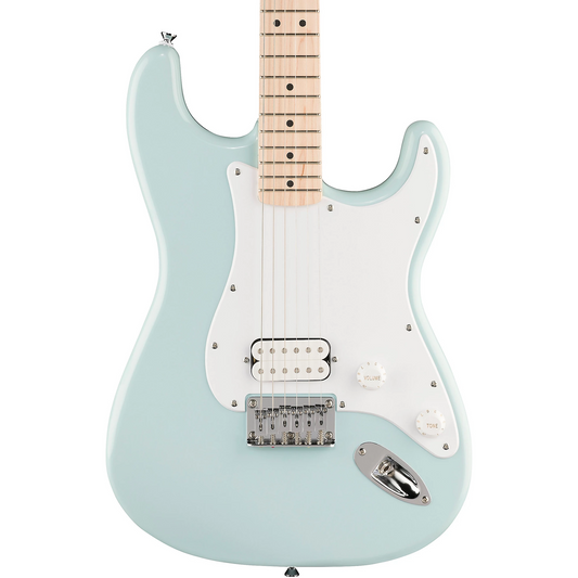 Squier Squier Sonic Stratocaster HT H Electric Guitar, Maple Fingerboard in Sonic Blue