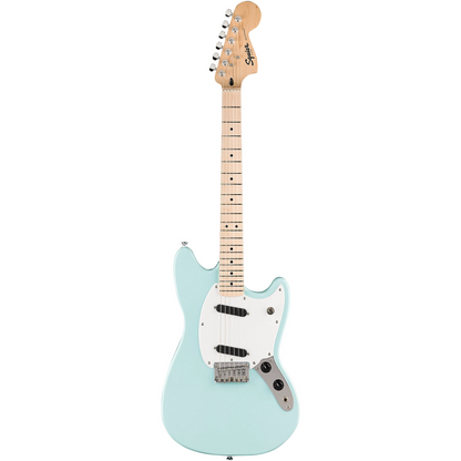 Squier Sonic Mustang Electric Guitar, Maple Fingerboard in Daphne Blue