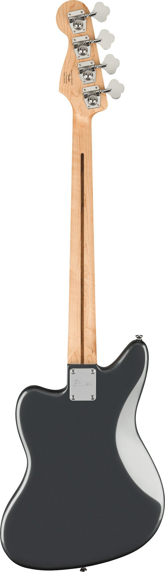 Squier Affinity Series Jaguar Bass H , Laurel Fingerboard in Charcoal Frost Metallic
