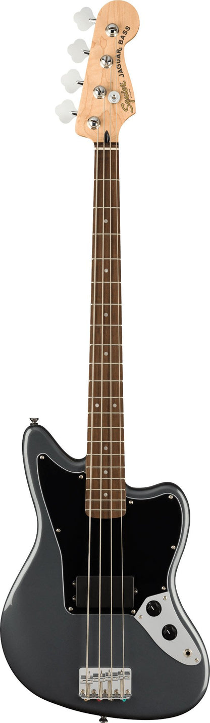 Squier Affinity Series Jaguar Bass H , Laurel Fingerboard in Charcoal Frost Metallic