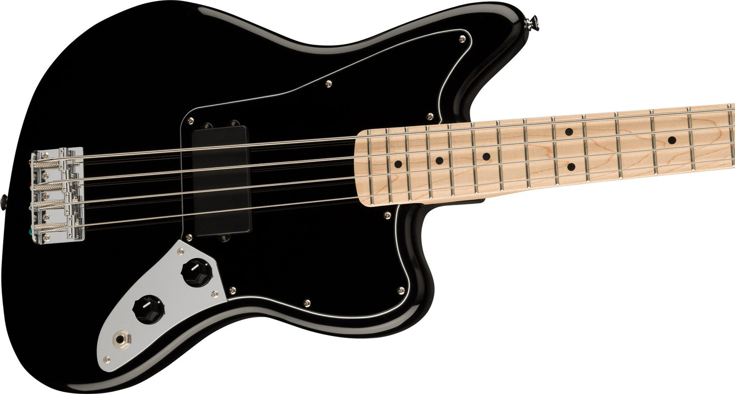 Squier Affinity Series Jaguar Bass H, Maple Fingerboard in Black