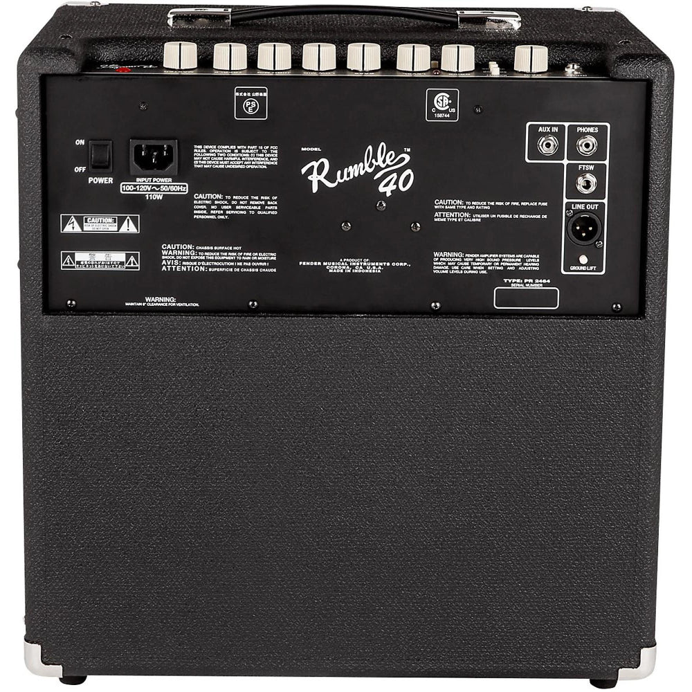 Fender Rumble 40 1x10" 40W Bass Combo Amp