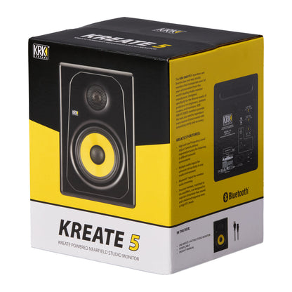 KRK Kreate 5 Active 5" Two-Way Studio Reference Monitor (Single) | EX-DEMO