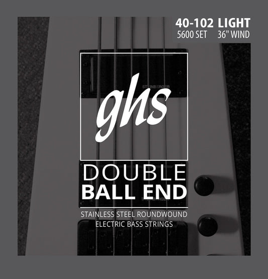 GHS 5600  Bass Double Ball End Guitar String 40-102 Gauge