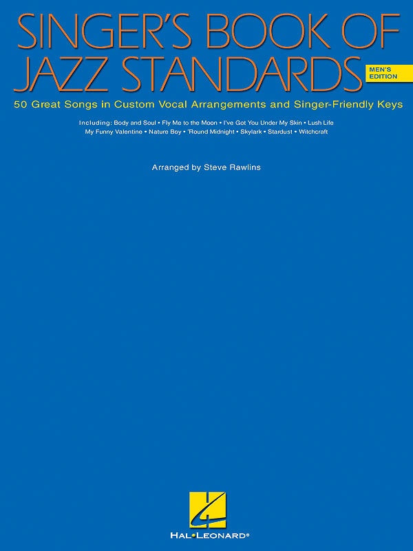 Singer's Book Of Jazz Standards Men's Edition