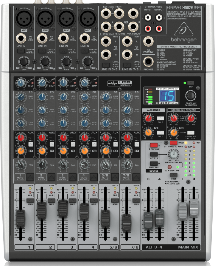 Behringer XENYX X1204USB Mixer