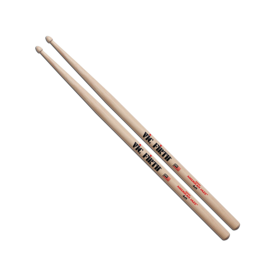 Vic Firth American Jazz AJ1 Wood Tip Drumsticks