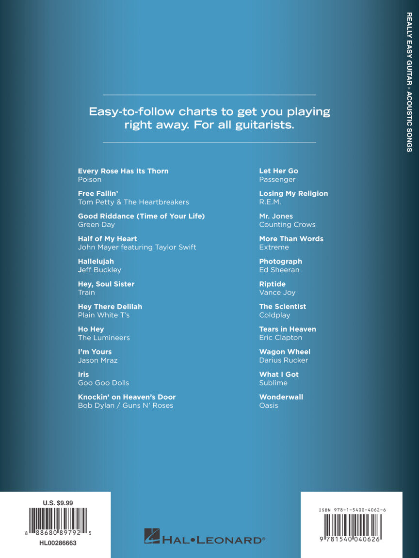 Acoustic Songs Really Easy Guitar
