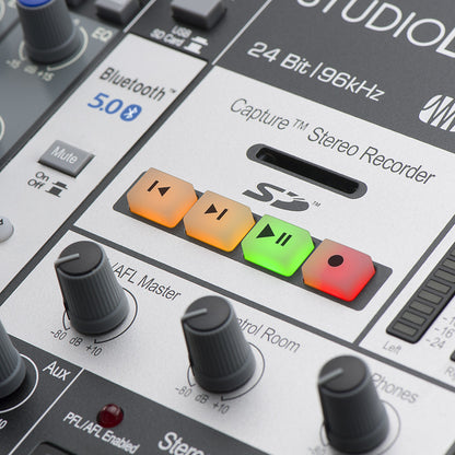 PreSonus StudioLive AR12c 12 channel USB C Compatible Audio Interface / Mixer / Recorder