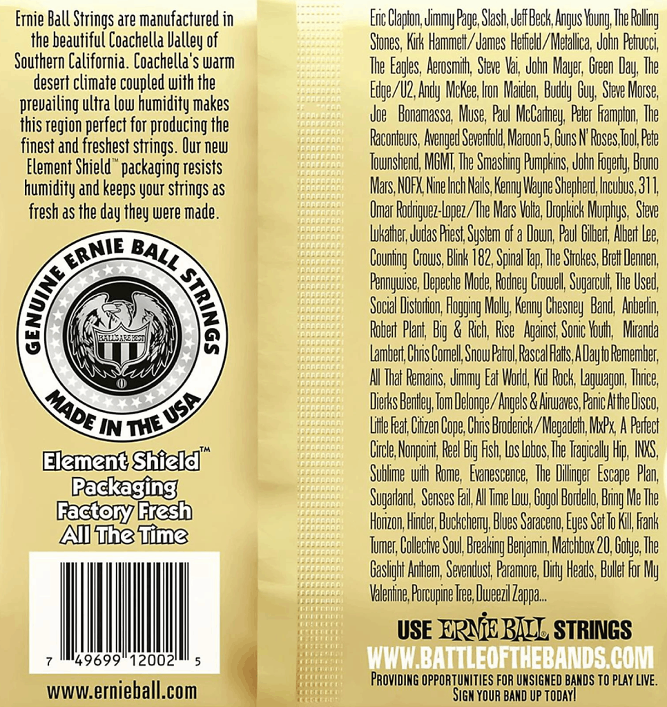 Ernie Ball MEDIUM EARTHWOOD 80/20 BRONZE ACOUSTIC GUITAR STRINGS 13-56 GAUGE