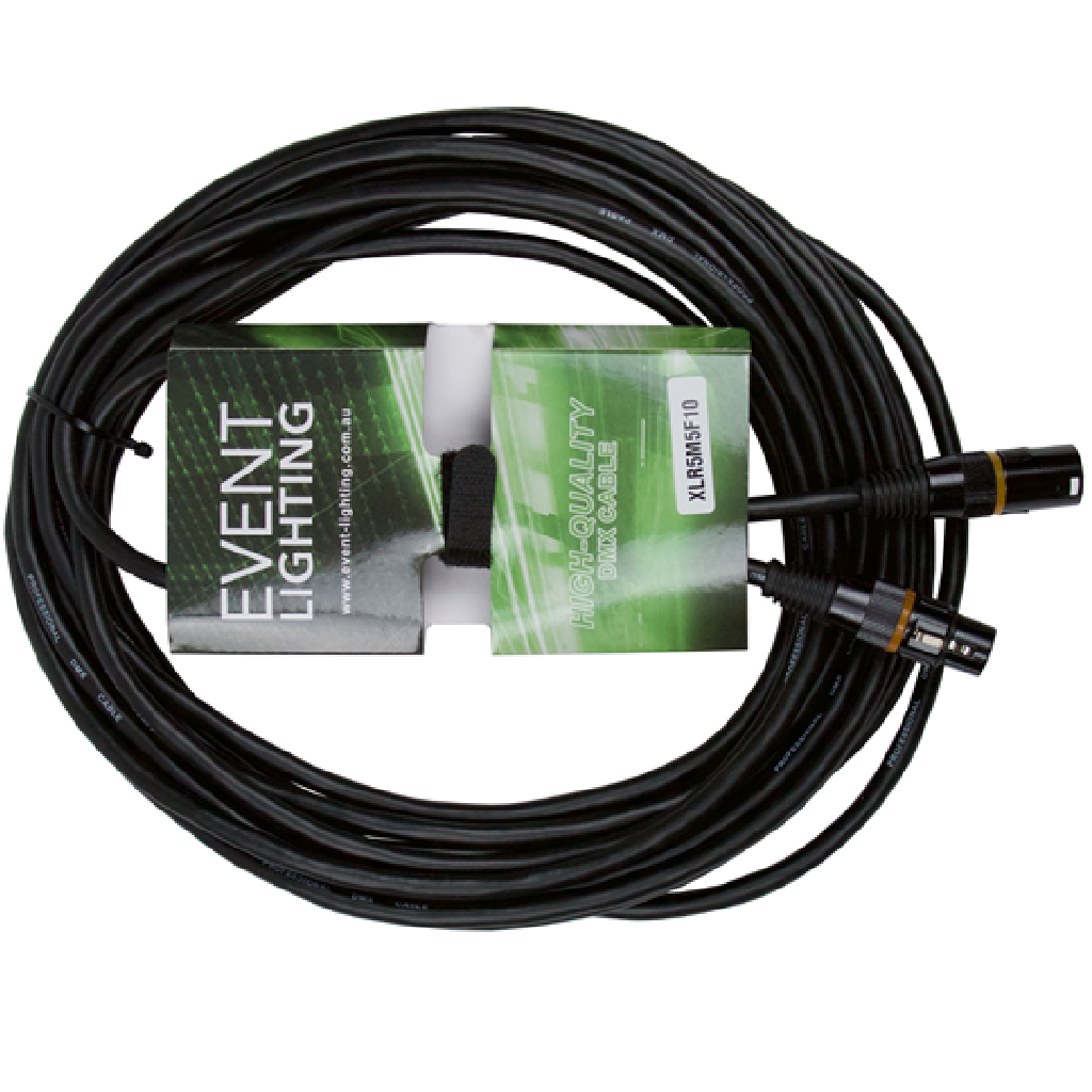 Event Lighting XLR5M5F10 - 5-pin DMX Cable (10m)