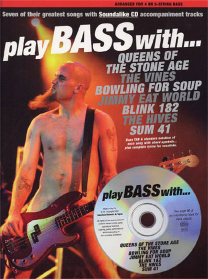 Play Bass With Queens Of Stone Age/The Vines & More Bk/Cd