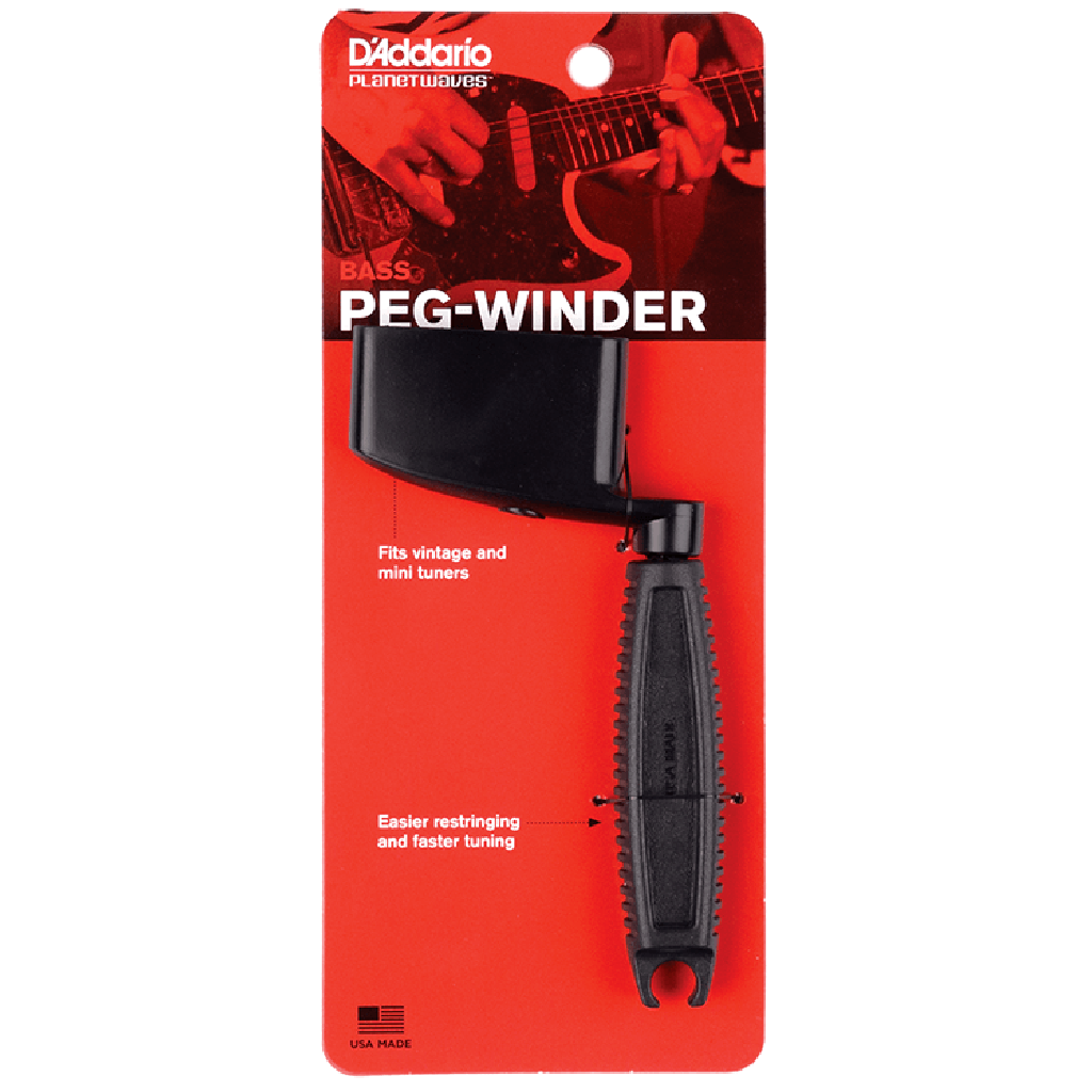 D'Addario Planet Waves Ergonomic Bass Guitar Peg Winder