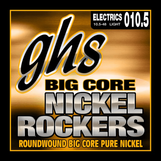 GHS BCL Big Core Nickel Rockers Electric Guitar Strings Light 10.5-48 Gauge