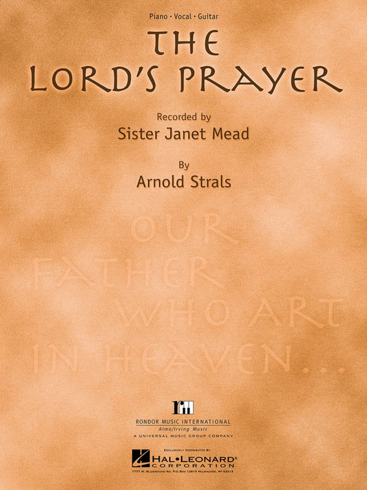 Lords Prayer Sister Janet Mead PVG Single Sheet