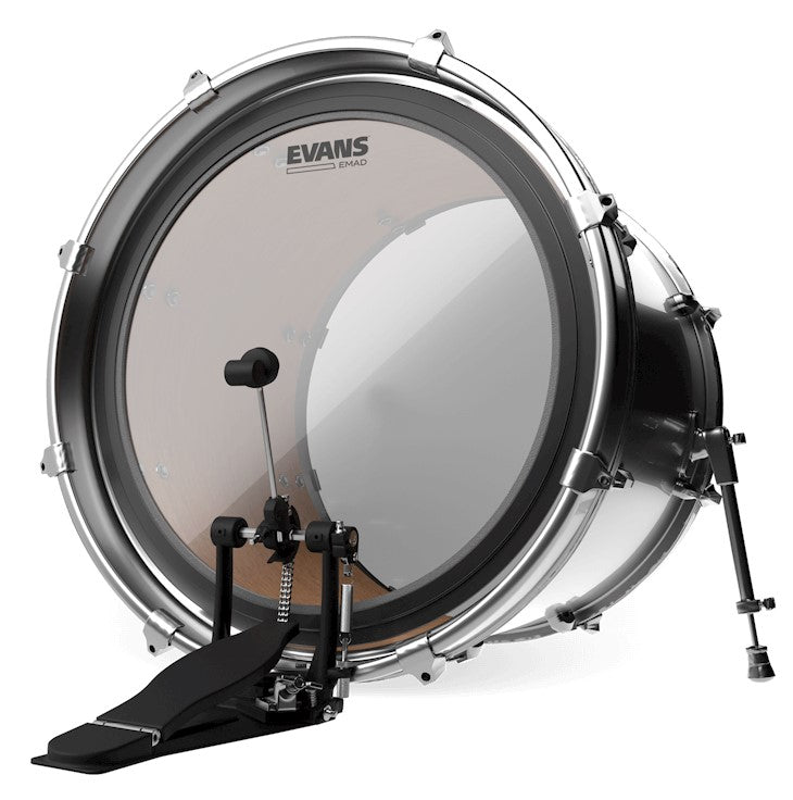 Evans EMAD 16" Clear Tom Hoop Bass Drum Head