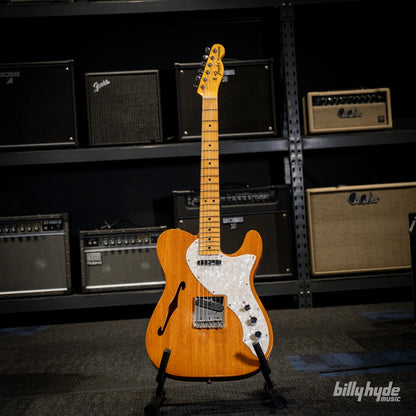 Fender Custom Shop 1968 Telecaster Thinline Journeyman Relic Electric Guitar in Aged Natural