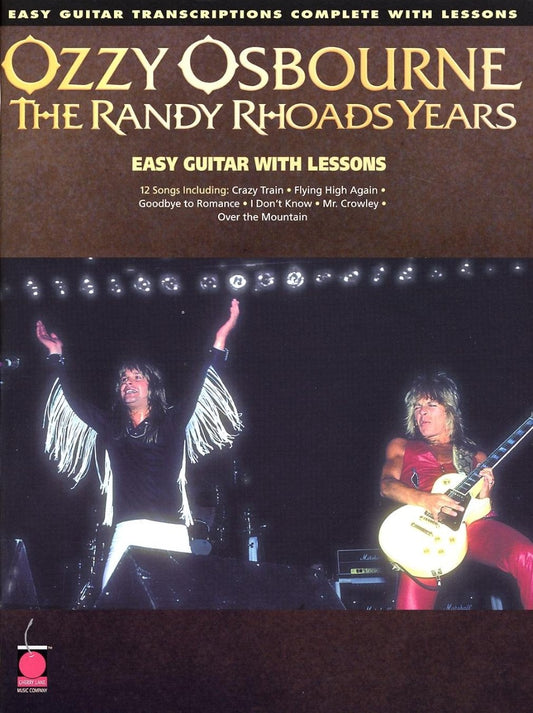 Ozzy Osbourne Randy Rhoades Years Easy Guitar